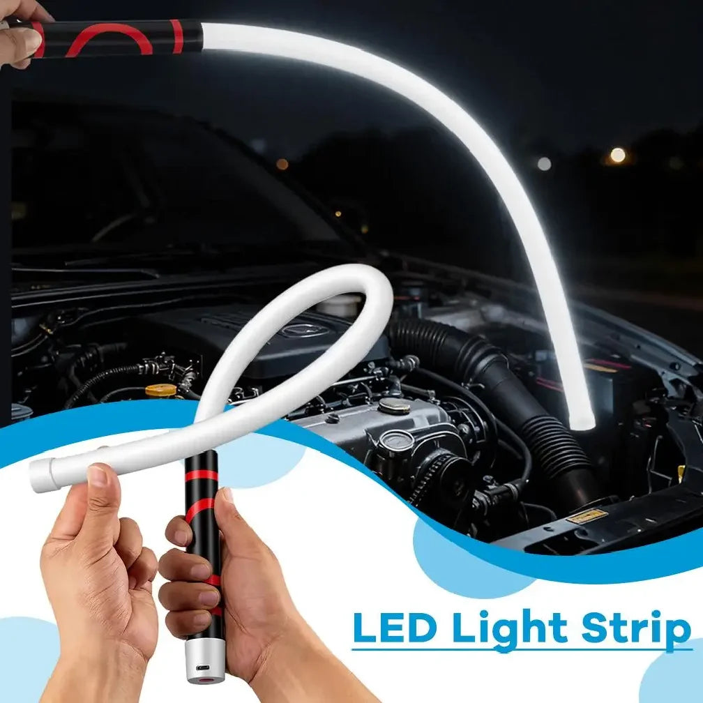 Flexible LED Work Light™ — 360° Bendable Magnetic Lamp
